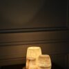 Alabaster candle holder small - White - Afbeelding 5