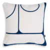 Pillow Sabrosa White and Blue