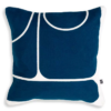 Pillow Sabrosa Blue and White