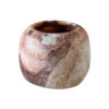 Alabaster candle holder small - Brown